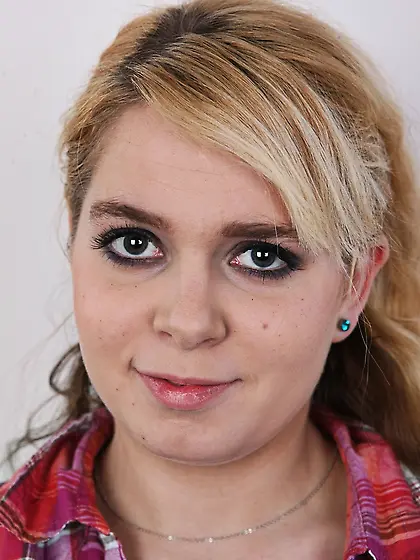 Cute babe wearing red