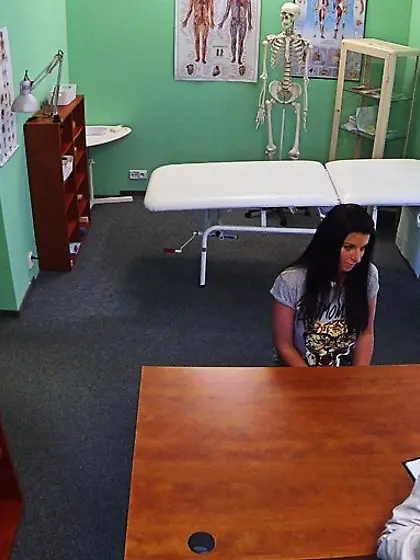 Busty dark hair slut