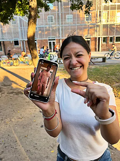 Goddess Tini exposes Paul from Canada