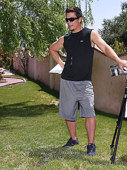 American pretty teen cheerleader