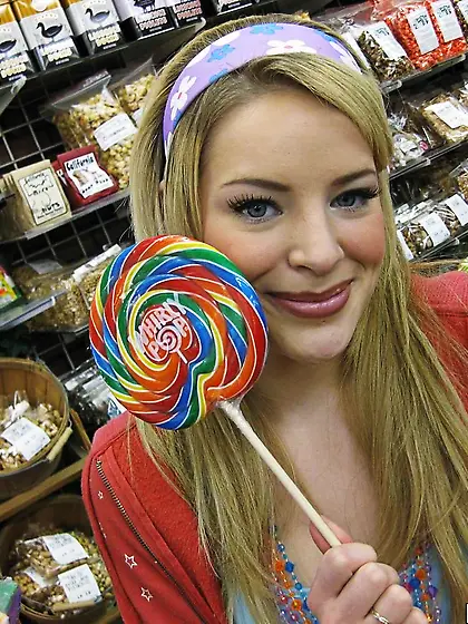 Fair haired chick Ally Ann gets abused and skull fucked in the o