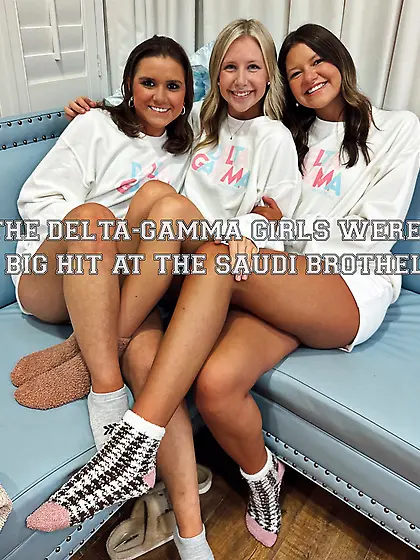 The Delta girls were a big hit in Saudi