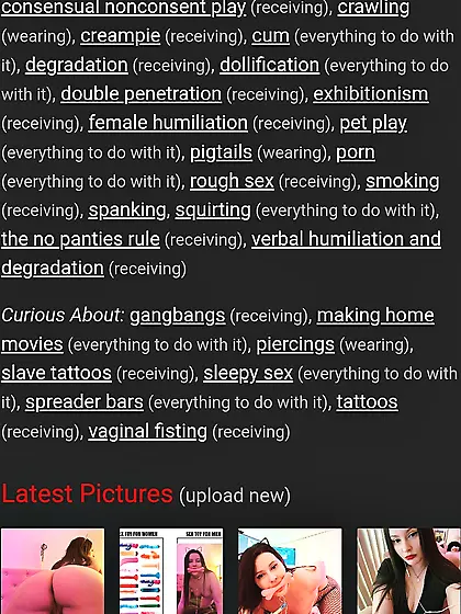 What I'm into/curious about