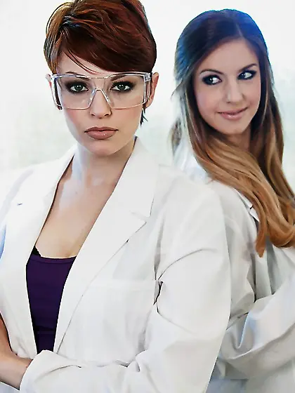 Softcore lesbian kissing stockings