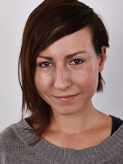 Sweet babe wearing gray