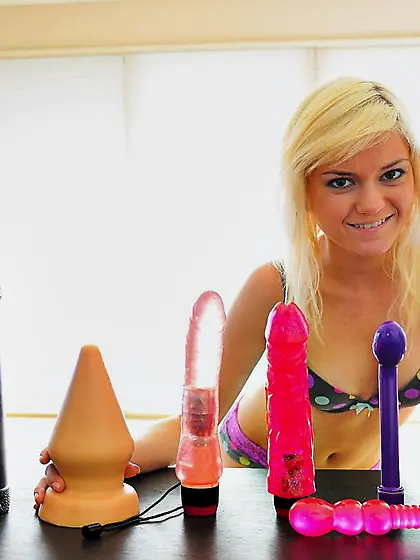 Insatiable blonde Chloe Foster gets her both holes fully filled