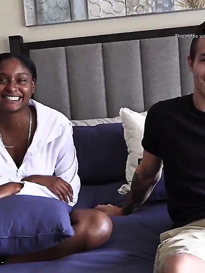 Hot ebony teen brutally