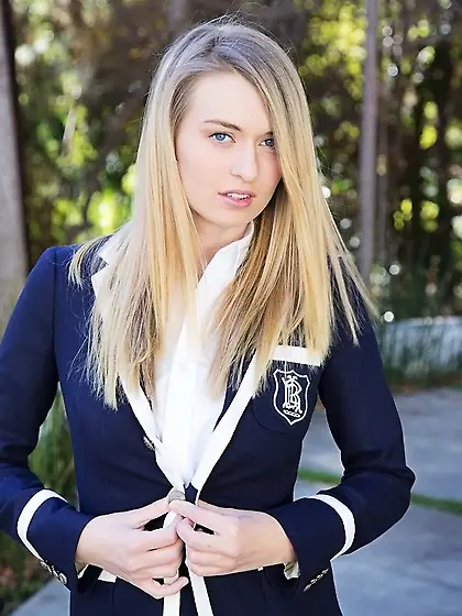 Polish blonde whore Natalia Starr rocks out with big tits and as