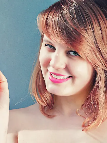 Girl blonde hair nice