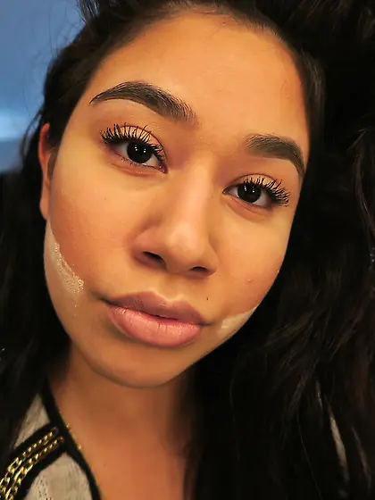 Hitting my friends Latina sister guts