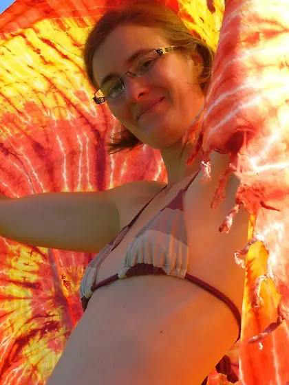 Lucie Koudelkova Czech Glasses Flatchest Student