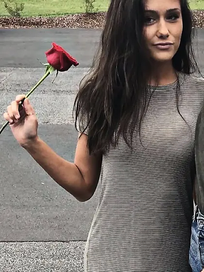 Ali’s Bra Struggling To Hold Her Tits