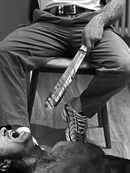 Straight jock likes bloody slaves