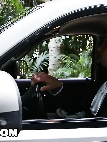 Muscled guy drills huge