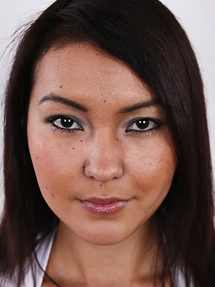 Beautiful young creamy chick