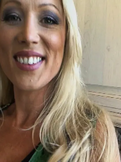 Blonde mom gets doggystyled with a tick meat