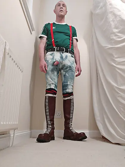Gay skinhead cock boots
