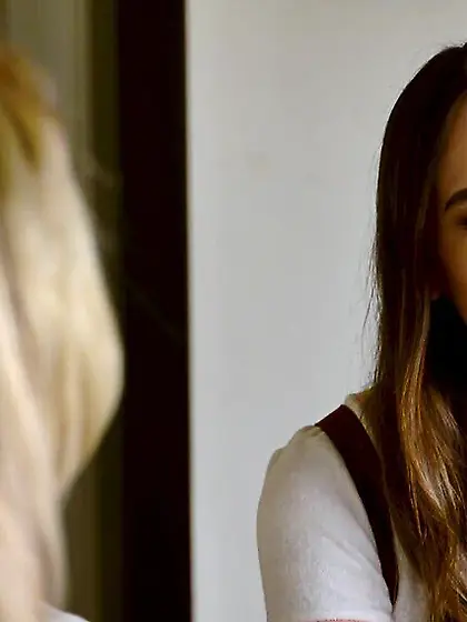 Two cute hotties have fun licking each other