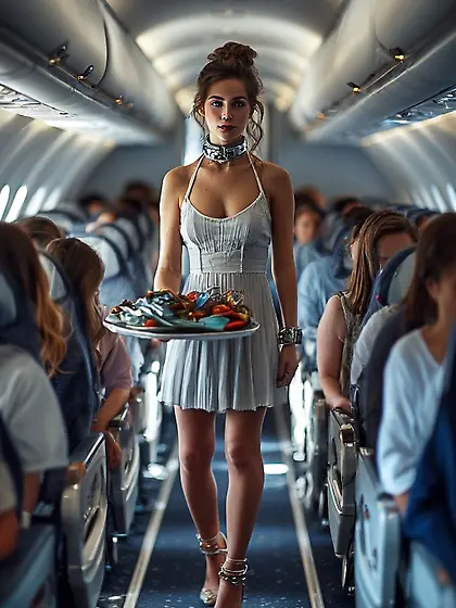 Not Virgin Airlines! Slave Flight Attendants