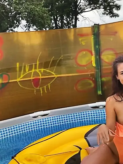 Tanned rich teen gets fucked hard