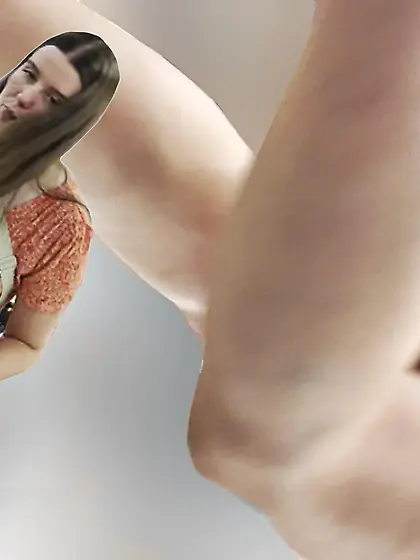 Long Haired Cutie Upskirt