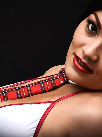 Latin teen black hair