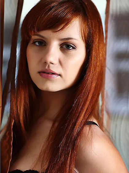 Seducing redhead teenager Solana A is demonstrating her young bo