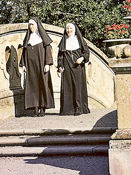 Hairy seventies nuns stuffed
