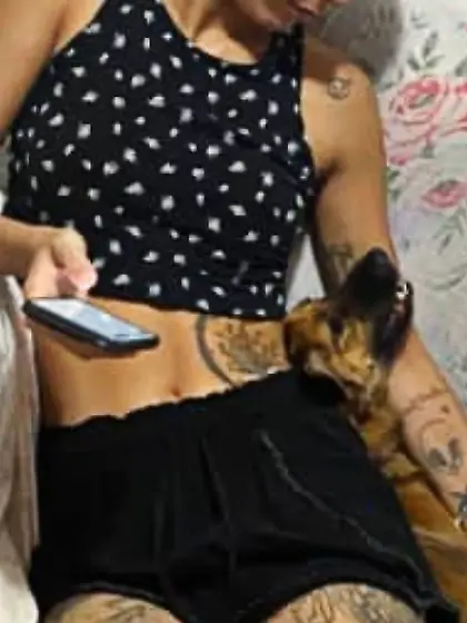 Curious wife's friend selfie