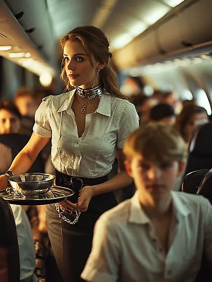 Not Virgin Airlines! Slave Flight Attendants