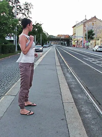 Horny short black haired