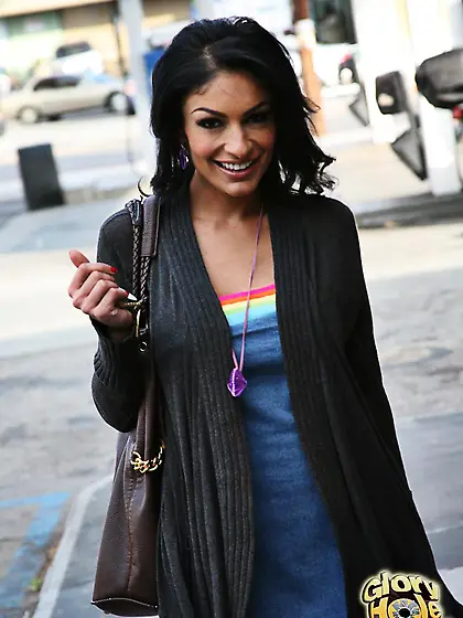 Sexy bimbo Persia Pele is with the glory hole cock penetrating t