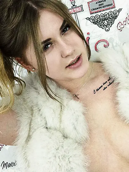 White teen brown hair