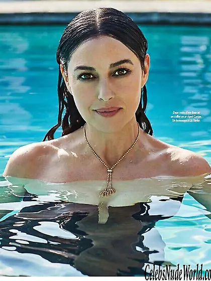 Monica Bellucci See Through Photos