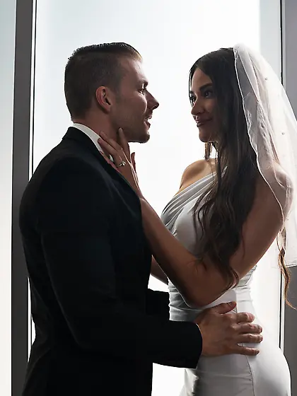 Busty bride Gizelle Blanco gets fucked like never before