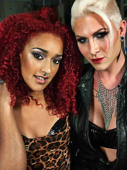 Hot redhead bitch tattooed