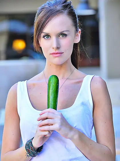 Naughty and very tight brunette Jayden Taylors takes a big dildo