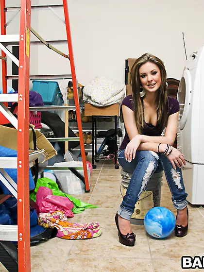 Small-tittied sweetie with navel piercing wants to show remarkab