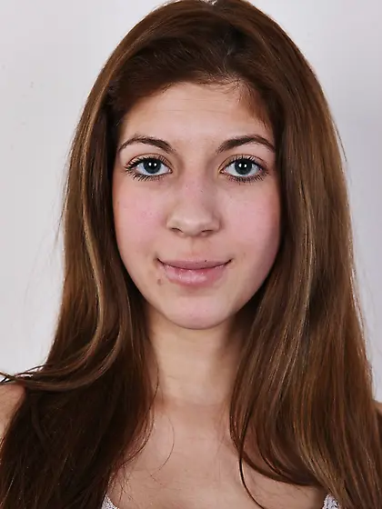 Slim teen girl reddish