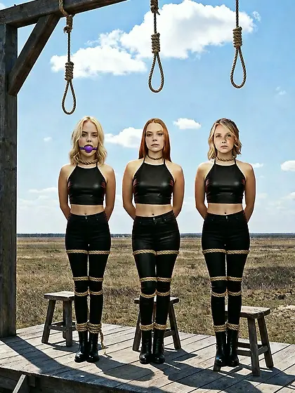 Rebekah hangs Randi,  Ashley,  Peggy and Aislin