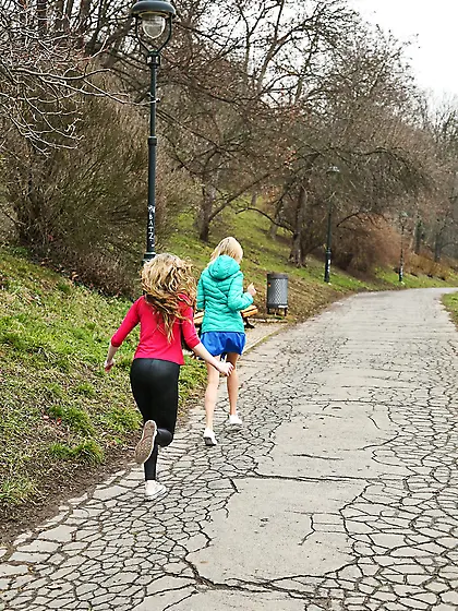 Ellen H and Vlada B engage in a wild threesome,  sharing a strang