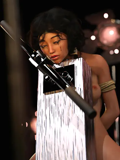 Girl Executed in Studio – Garrote,  Strangled,  De