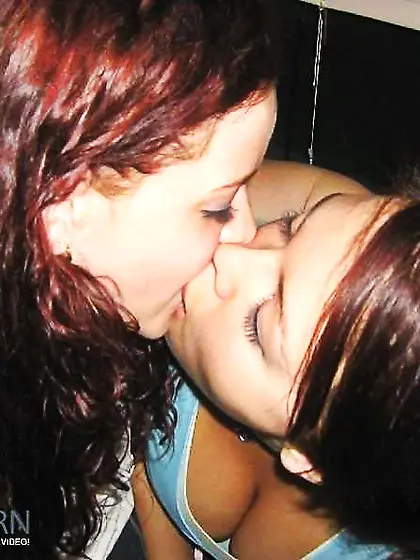 From the web: smooching ladies