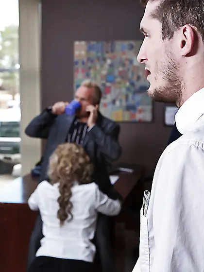 Sexy office seduction