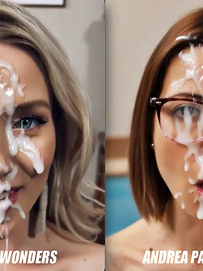 Kat Wonders and Andrea Patonai facial leak porn.