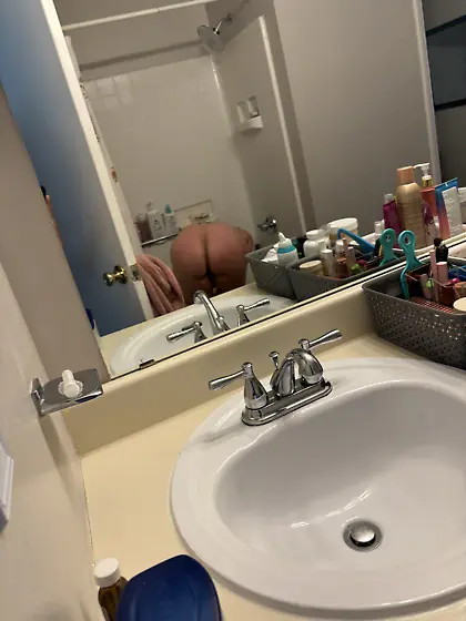 Spying on nude mother in law bending over