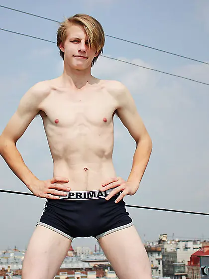 White young man ralfklein