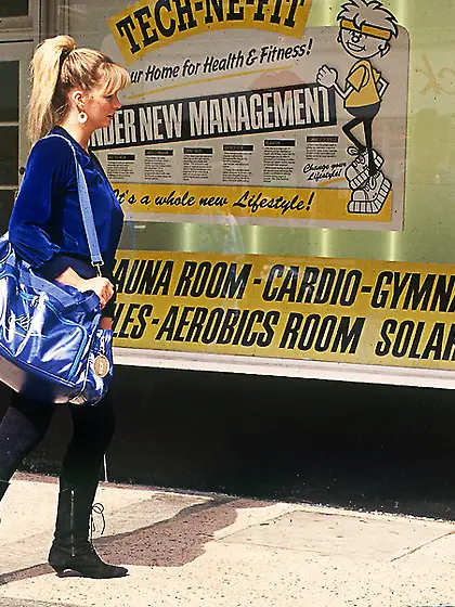 Blonde hottie gym teases