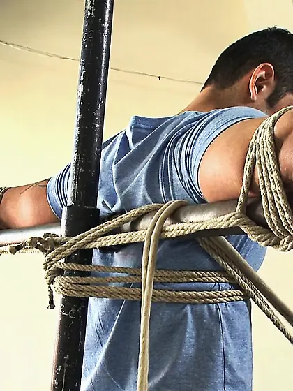 Muscular hunk high dick