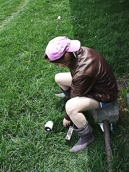 Her tight little cunt hollows out around his big boner now